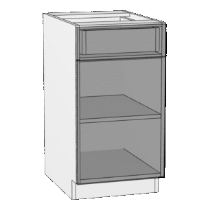 Base: 1 Drawer - 1 Shelf